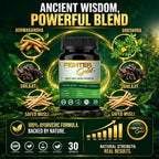 Fighter Gold+ Capsules – Natural Testosterone Booster for Men | Boost Energy, Strength & Stamina