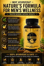 One Enuff Capsules – Advanced Ayurvedic Formula with Swarn Bhasma for Men's Vigour, Libido, Strength & Vitality (30 Capsules)