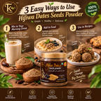 Ajwa Dates Seeds Powder – कुदरत की ताकत, हर कप में