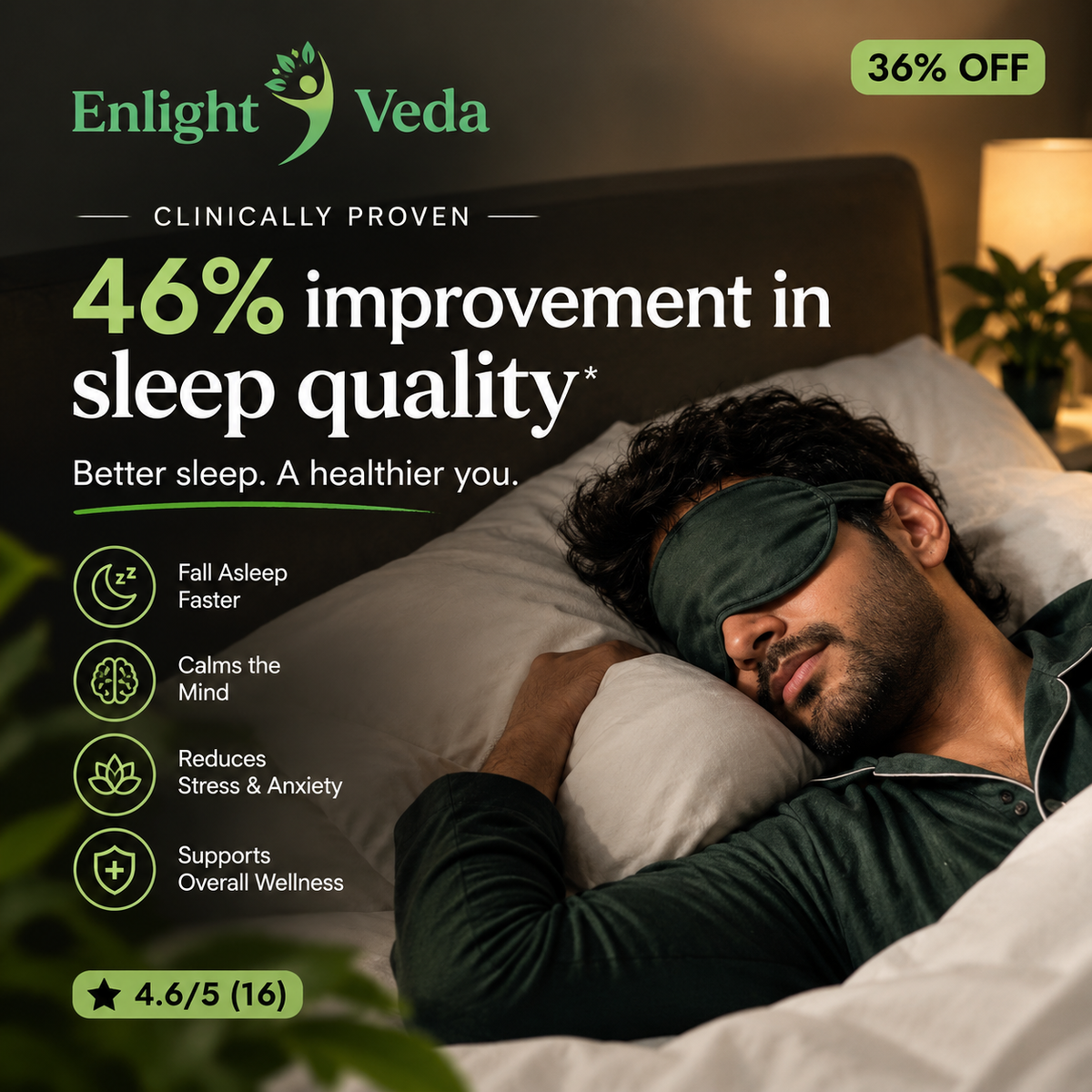 Ashwagandha Better Sleep. Less Stress. More Energy.